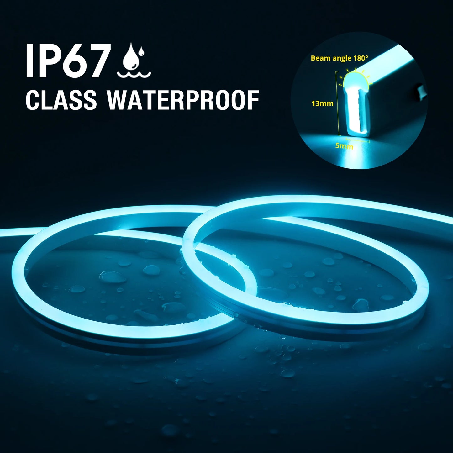 Remote Controlled Neon LED Strip Lights (2 - 5 Metres)