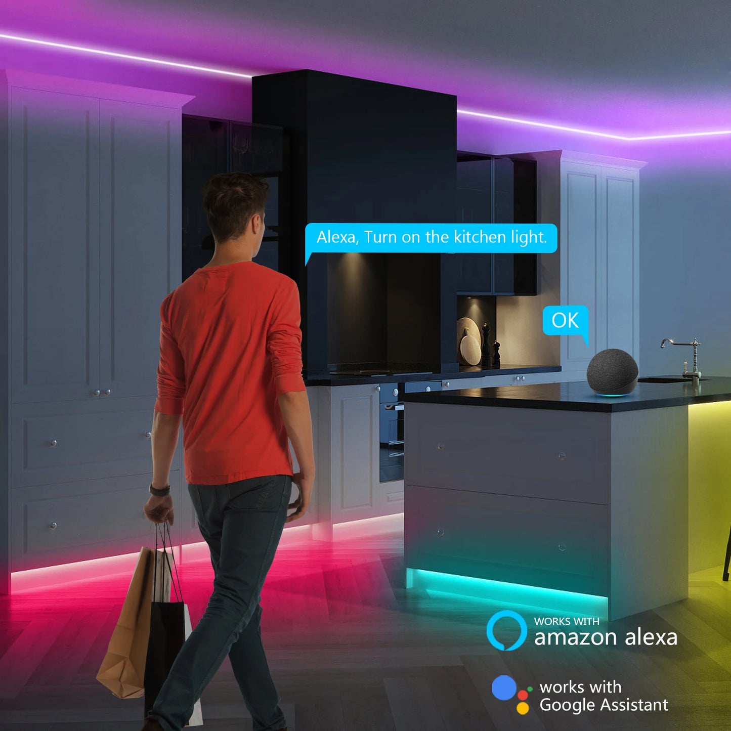 Remote Controlled Neon LED Strip Lights (2 - 5 Metres)