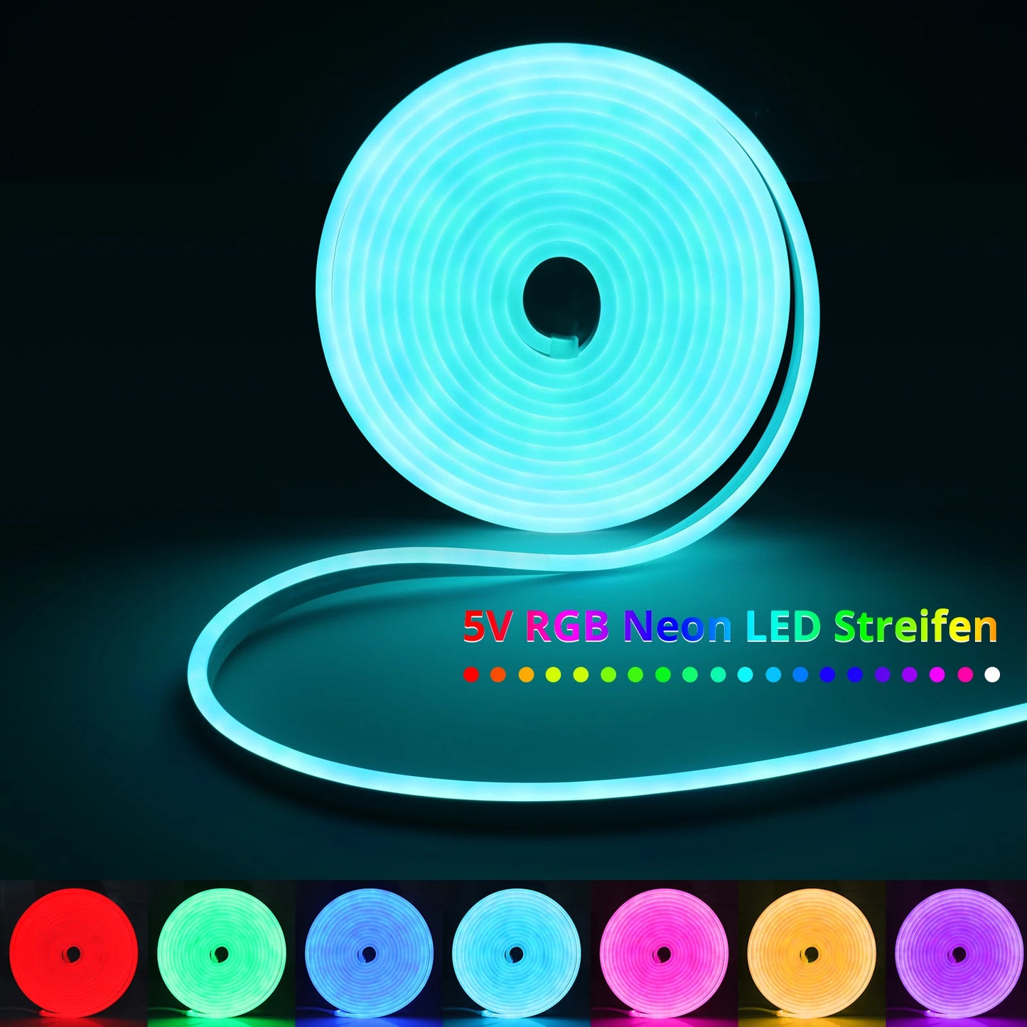 Remote Controlled Neon LED Strip Lights (2 - 5 Metres)